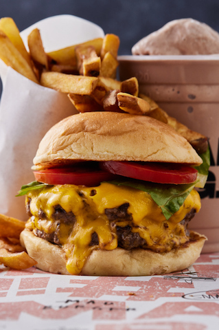 burger fries and shakes